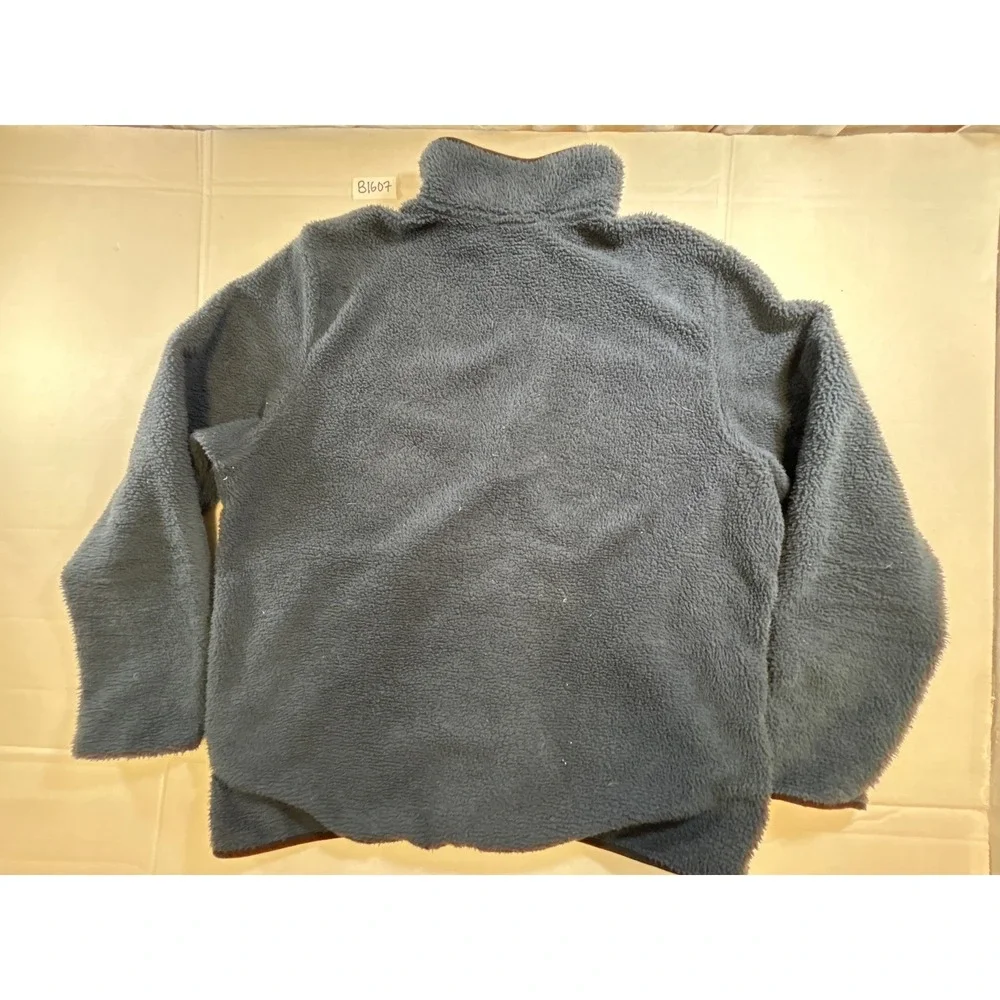 The North Face Mens XL Blue Sherpa Fleece‎ 1/4 Zip Pullover Jacket